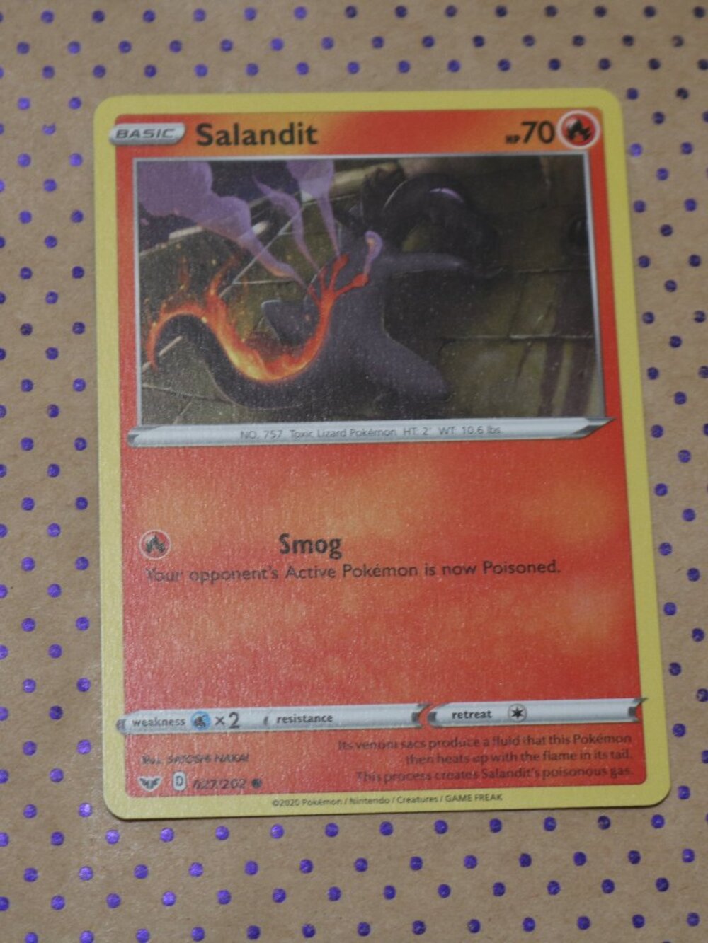 Salandit 027/202 Pokemon Card (2020)